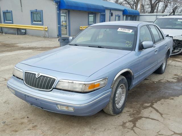 2MELM75W8VX698310 - 1997 MERCURY GRAND MARQ BLUE photo 2