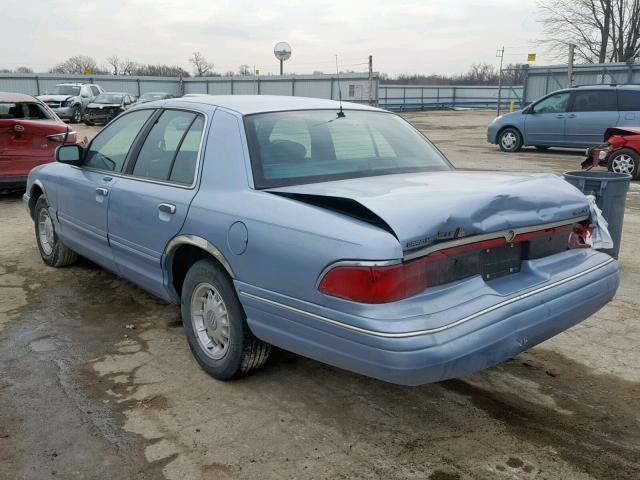 2MELM75W8VX698310 - 1997 MERCURY GRAND MARQ BLUE photo 3