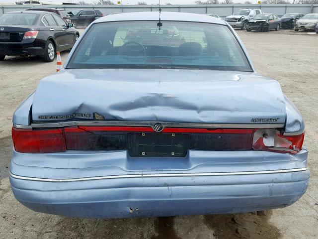 2MELM75W8VX698310 - 1997 MERCURY GRAND MARQ BLUE photo 9