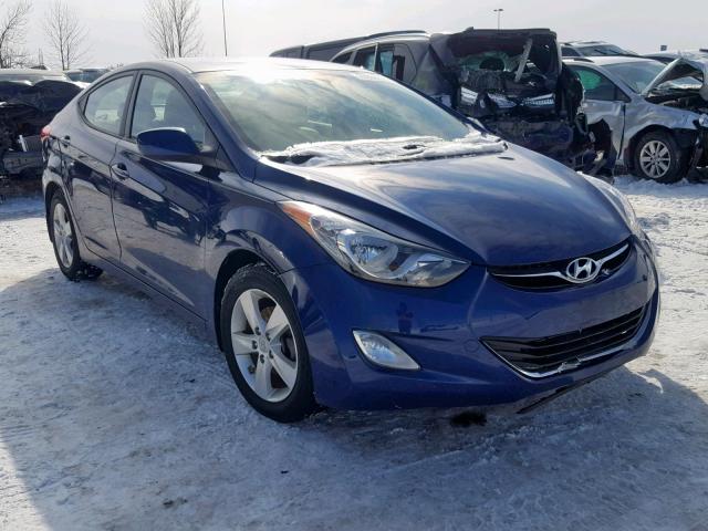 KMHDH4AE8DU839867 - 2013 HYUNDAI ELANTRA GL BLUE photo 1