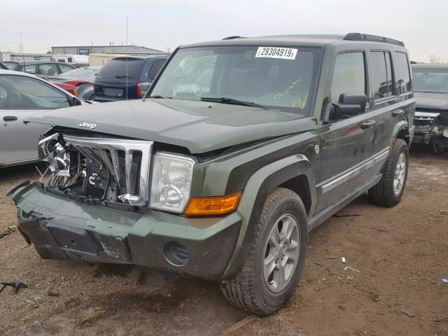 1J8HG48P17C528557 - 2007 JEEP COMMANDER GREEN photo 2