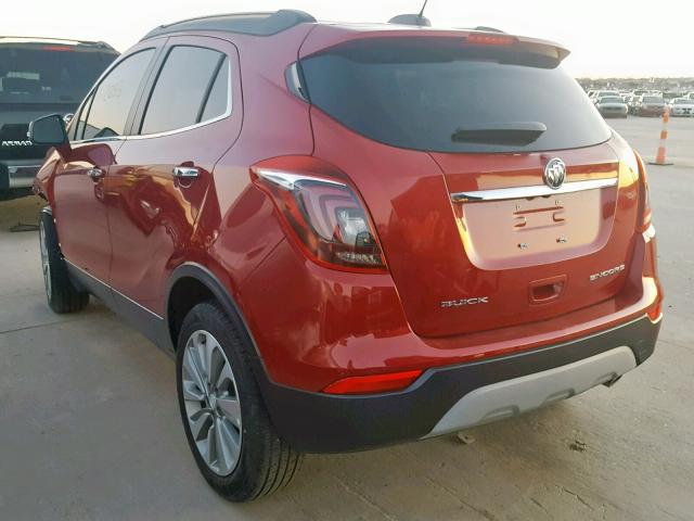 KL4CJASB4JB532950 - 2018 BUICK ENCORE PRE BURGUNDY photo 3