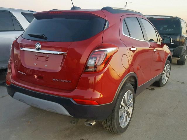 KL4CJASB4JB532950 - 2018 BUICK ENCORE PRE BURGUNDY photo 4