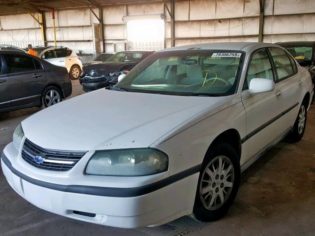 2G1WF52E049357794 - 2004 CHEVROLET IMPALA WHITE photo 2