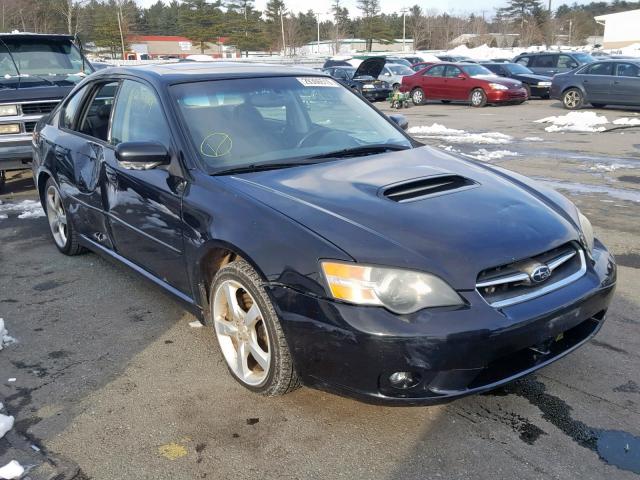 4S3BL676154220728 - 2005 SUBARU LEGACY GT BLACK photo 1