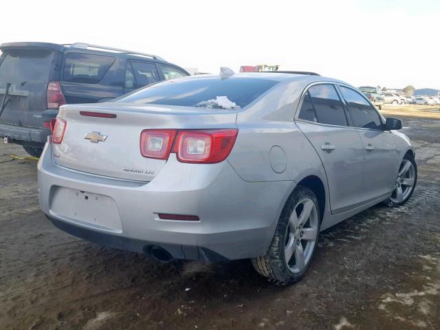 1G11G5SX0FF214475 - 2015 CHEVROLET MALIBU LTZ SILVER photo 4