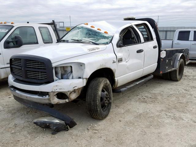 3D6WH48AX7G791211 - 2007 DODGE RAM 3500 S WHITE photo 2