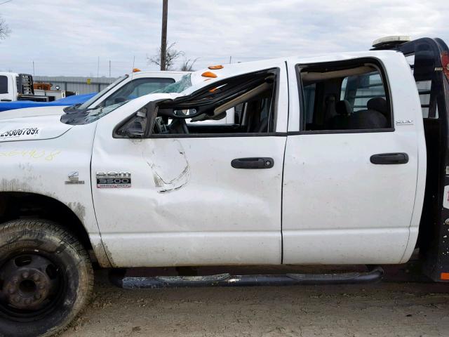 3D6WH48AX7G791211 - 2007 DODGE RAM 3500 S WHITE photo 9