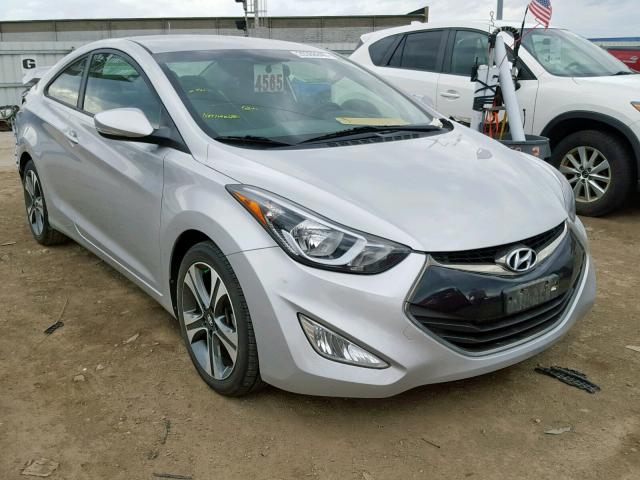 KMHDH6AH7EU029444 - 2014 HYUNDAI ELANTRA CO SILVER photo 1