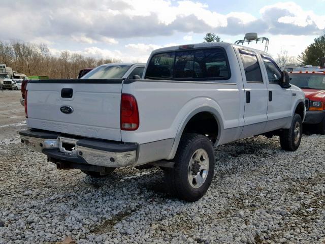 1FTWW31536EC96616 - 2006 FORD F350 SRW S WHITE photo 4