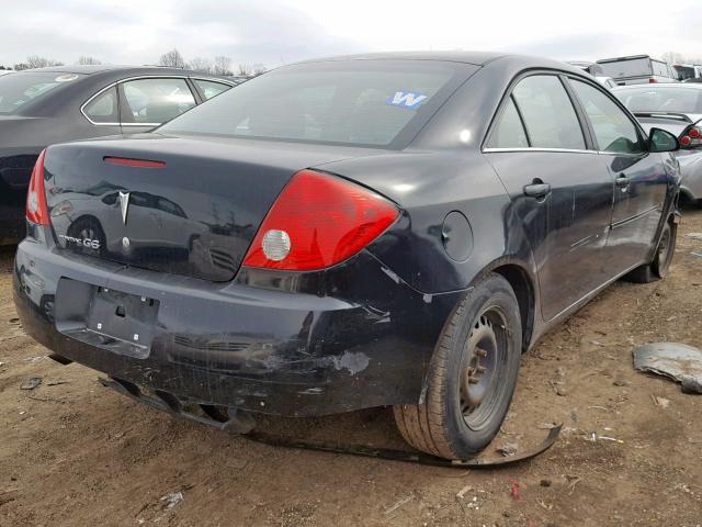 1G2ZF58B974273065 - 2007 PONTIAC G6 VALUE L BLACK photo 4