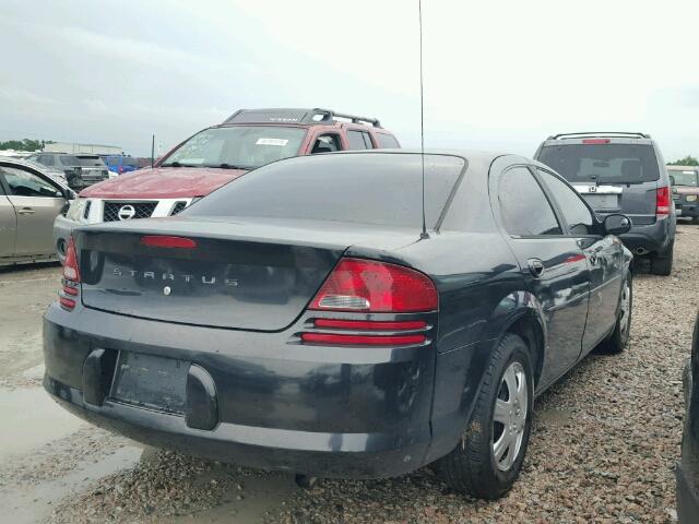 1B3EL46X96N221845 - 2006 DODGE STRATUS SX BLACK photo 4