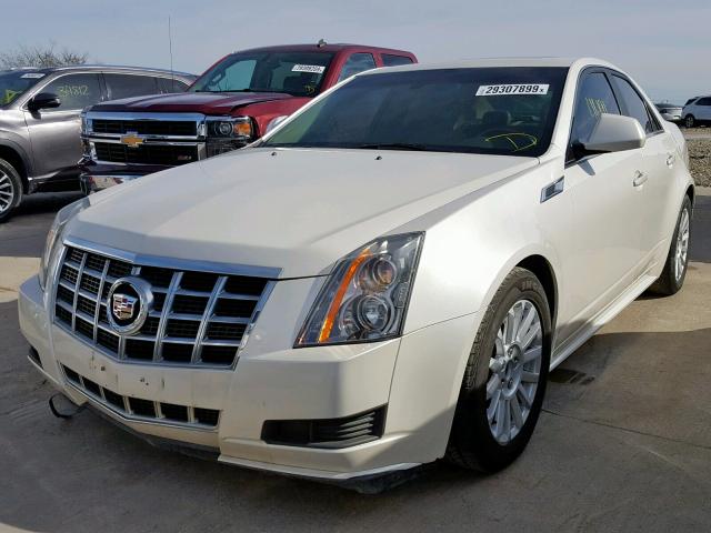 1G6DE5E52D0107435 - 2013 CADILLAC CTS LUXURY WHITE photo 2