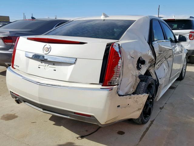 1G6DE5E52D0107435 - 2013 CADILLAC CTS LUXURY WHITE photo 4