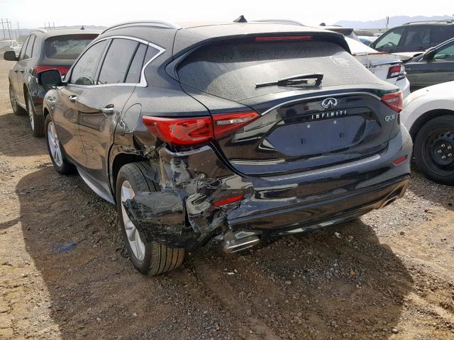 SJKCH5CP6HA017951 - 2017 INFINITI QX30 BASE BLACK photo 3