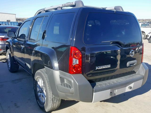 5N1AN0NU5FN650239 - 2015 NISSAN XTERRA X BLACK photo 3