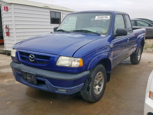 4F4YR16U73TM05775 - 2003 MAZDA B3000 CAB BLUE photo 2