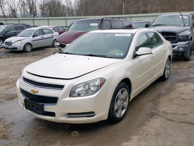 1G1ZD5EBXA4151126 - 2010 CHEVROLET MALIBU 2LT CREAM photo 2