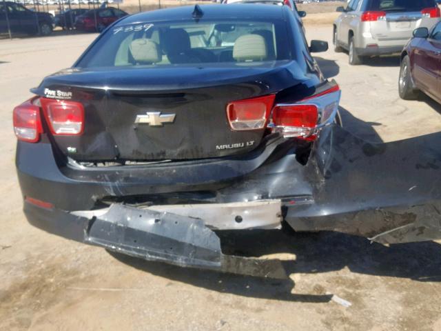 1G11C5SLXFF334339 - 2015 CHEVROLET MALIBU 1LT შავი ფოტო 9