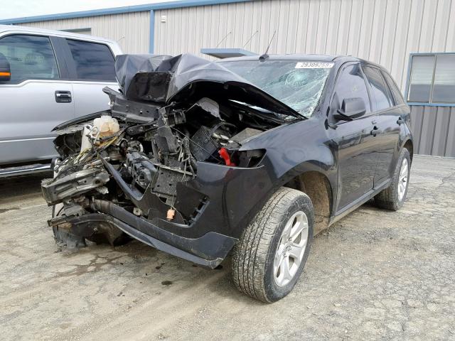 2FMDK4GC9DBC65325 - 2013 FORD EDGE SE BLACK photo 2