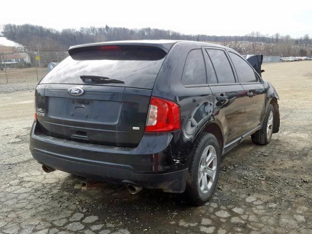 2FMDK4GC9DBC65325 - 2013 FORD EDGE SE BLACK photo 4