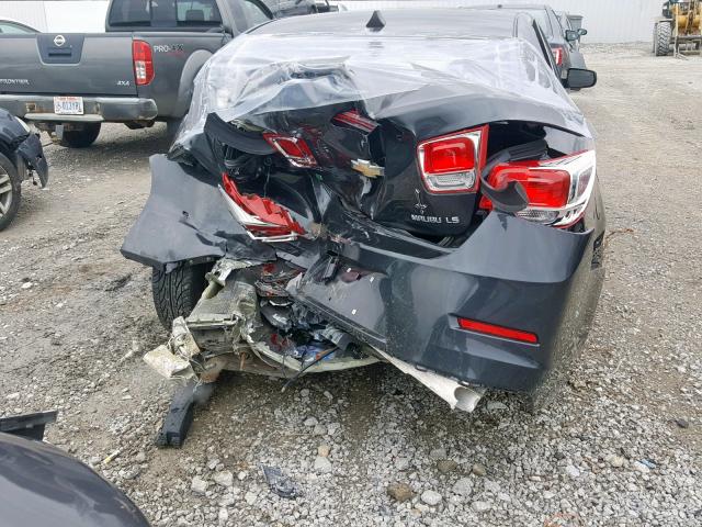 1G11B5SL9EF248697 - 2014 CHEVROLET MALIBU LS BLACK photo 9