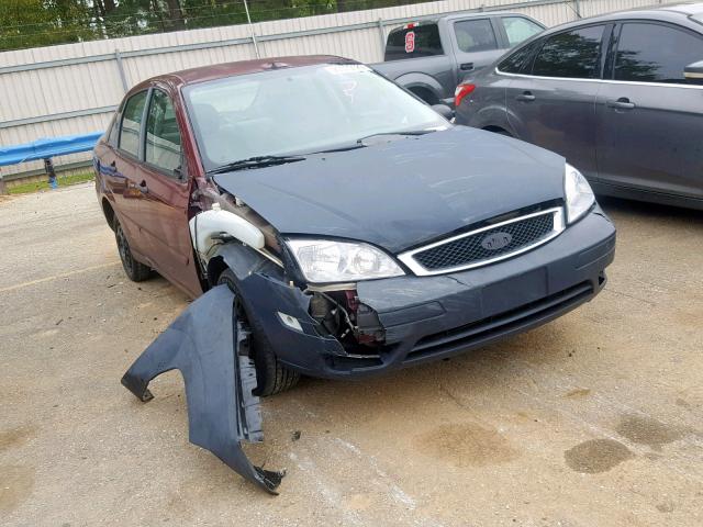 1FAFP34N87W181231 - 2007 FORD FOCUS ZX4 MAROON photo 1