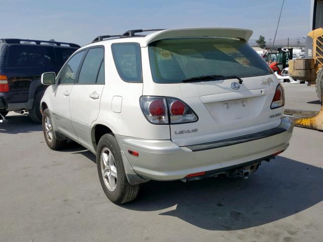 JTJHF10U610189147 - 2001 LEXUS RX 300 WHITE photo 3