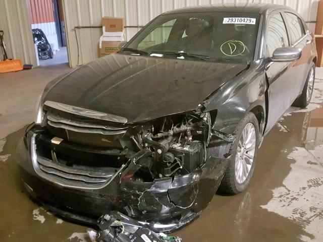 1C3CCBCG3CN266486 - 2012 CHRYSLER 200 LIMITE BLACK photo 2