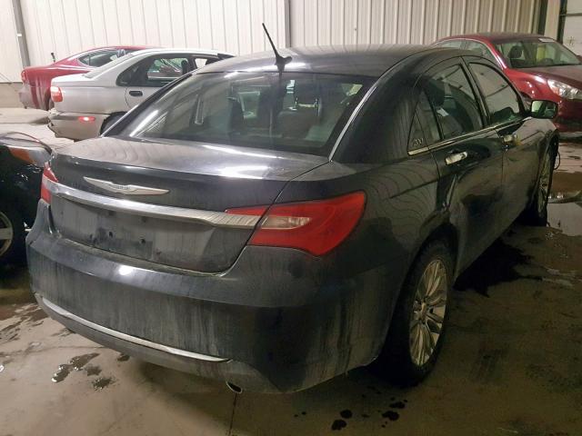 1C3CCBCG3CN266486 - 2012 CHRYSLER 200 LIMITE BLACK photo 4