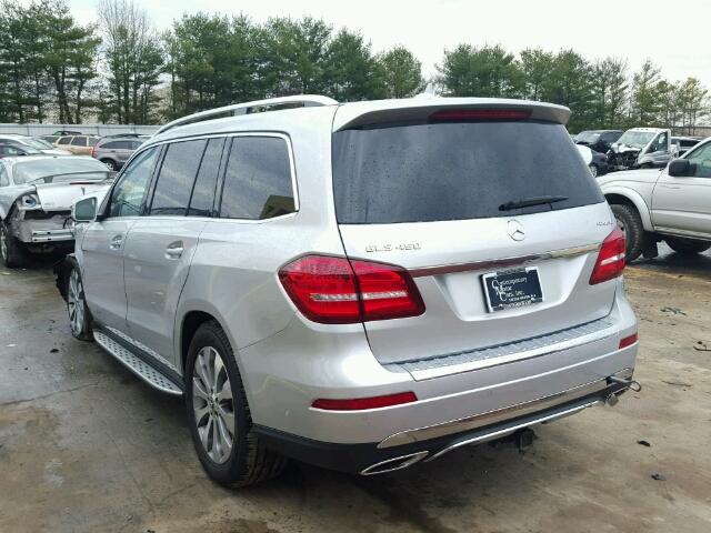 4JGDF6EE6HA912365 - 2017 MERCEDES-BENZ GLS 450 4M SILVER photo 3