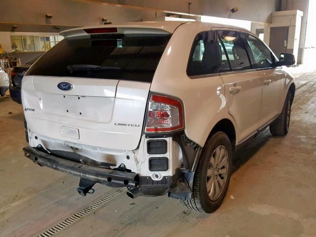 2FMDK3KC4ABB26961 - 2010 FORD EDGE LIMIT WHITE photo 4