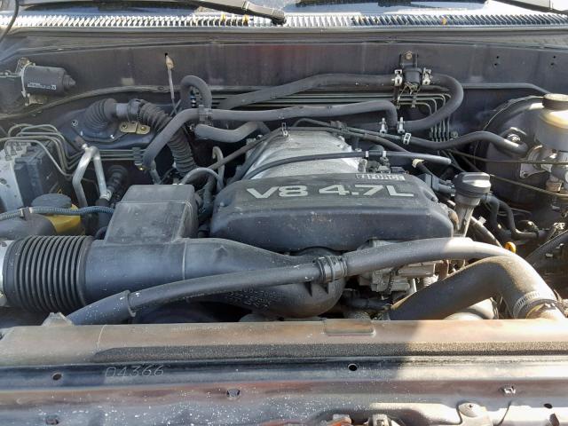 5TDBT48A61S039842 - 2001 TOYOTA SEQUOIA LI BLACK photo 7