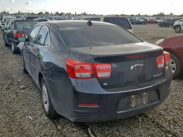 1G11B5SL2EF220286 - 2014 CHEVROLET MALIBU LS BLACK photo 3