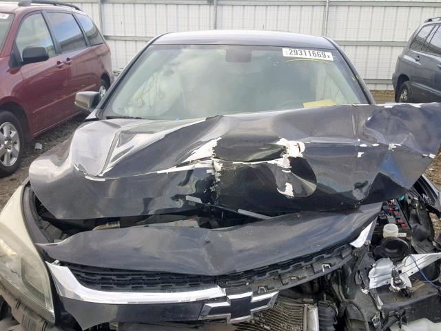 1G11B5SL2EF220286 - 2014 CHEVROLET MALIBU LS BLACK photo 7