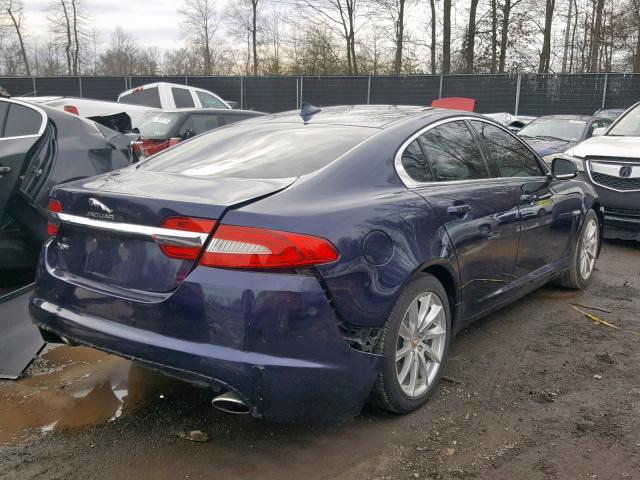 SAJWA0FS0FPU70031 - 2015 JAGUAR XF 2.0T PR BLUE photo 4