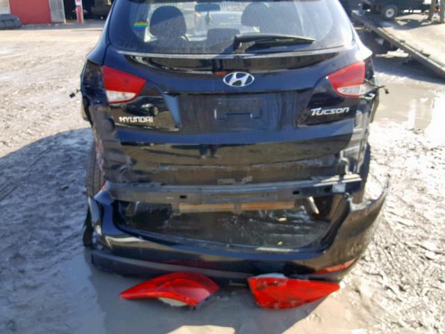 KM8JT3AC1DU738115 - 2013 HYUNDAI TUCSON GL BLACK photo 9