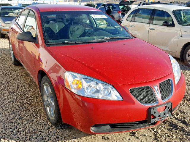 1G2ZH58N174135010 - 2007 PONTIAC G6 GT RED photo 1