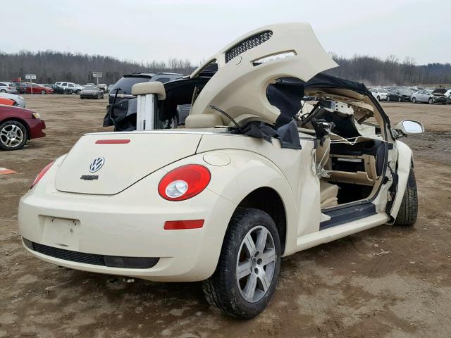 3VWRF31Y26M312500 - 2006 VOLKSWAGEN NEW BEETLE Krem foto 4