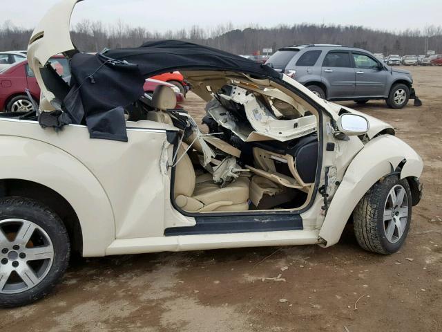 3VWRF31Y26M312500 - 2006 VOLKSWAGEN NEW BEETLE Krem foto 9