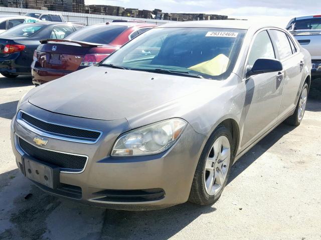 1G1ZA5EB3A4128585 - 2010 CHEVROLET MALIBU LS CHARCOAL photo 2