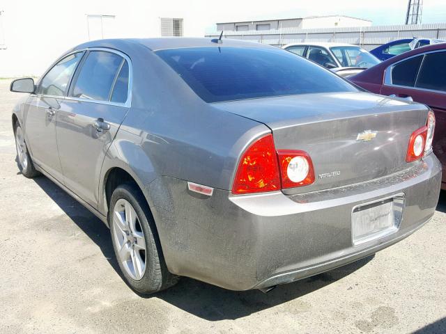 1G1ZA5EB3A4128585 - 2010 CHEVROLET MALIBU LS CHARCOAL photo 3