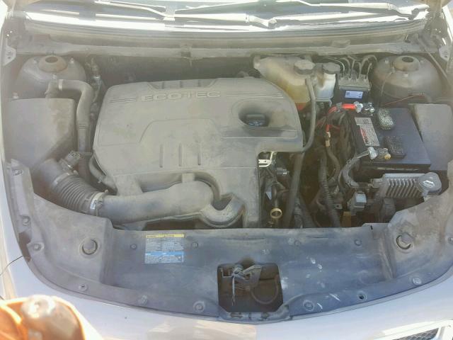 1G1ZA5EB3A4128585 - 2010 CHEVROLET MALIBU LS CHARCOAL photo 7