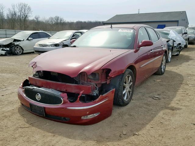 2G4WE537351265245 - 2005 BUICK LACROSSE C RED photo 2