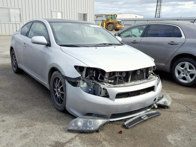 JTKDE177550043602 - 2005 TOYOTA SCION TC SILVER photo 1