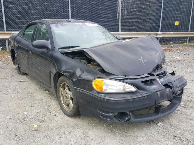 1G2NW52EX3M585293 - 2003 PONTIAC GRAND AM G BLACK photo 1