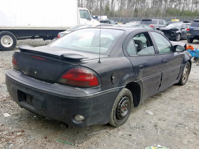 1G2NW52EX3M585293 - 2003 PONTIAC GRAND AM G BLACK photo 4