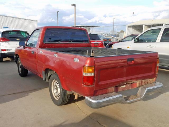 JT4RN81A5N5146032 - 1992 TOYOTA PICKUP 1/2 RED photo 3