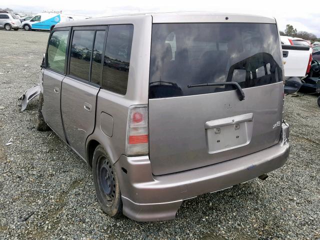 JTLKT324440132030 - 2004 TOYOTA SCION XB 灰色 照片 3