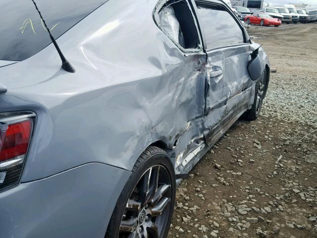 JTKJF5C72GJ019123 - 2016 TOYOTA SCION TC ნაცრისფერი ფოტო 9